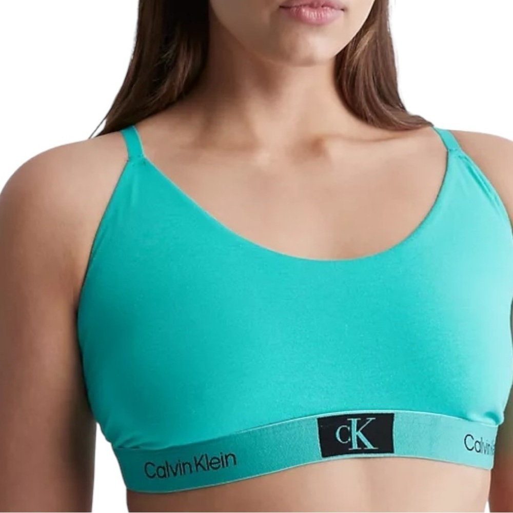 Calvin Klein New with tags 
1996 Plus Size Unlined Bralette Size: 1X - Picture 2 of 9